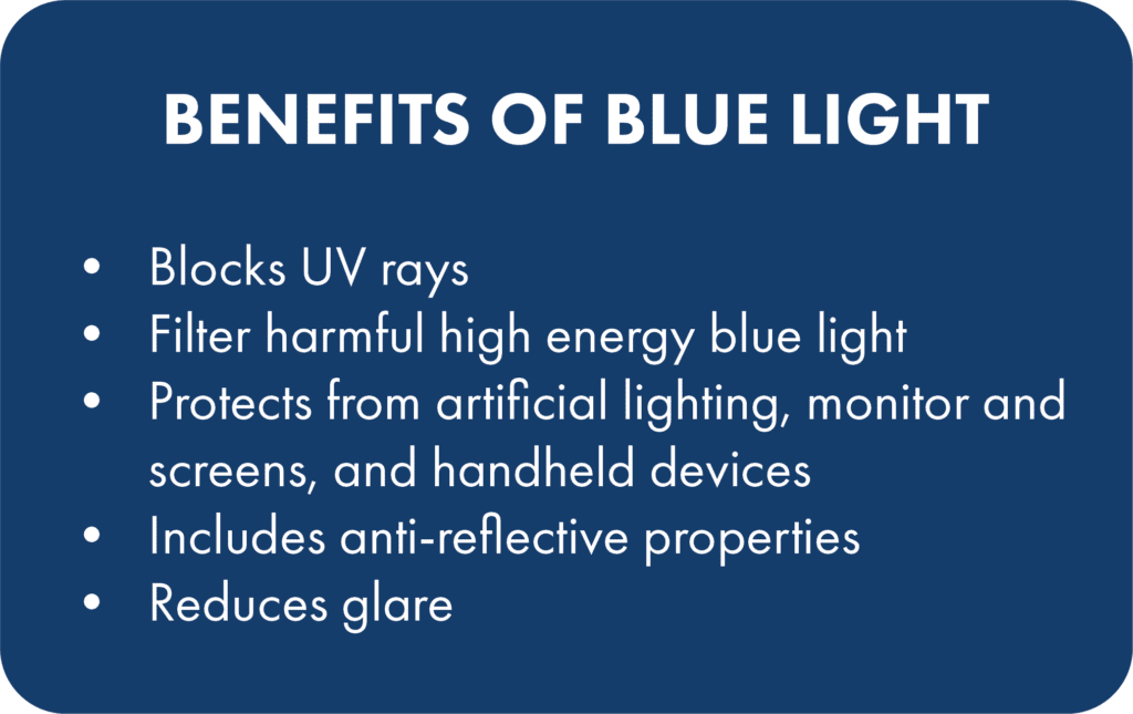 The Benefits of Blue Light Lenses